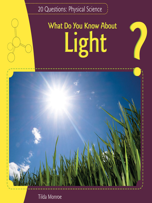 Title details for What Do You Know About Light? by Tilda Monroe - Available